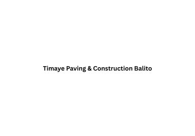 Timaye Paving & Construction Balito